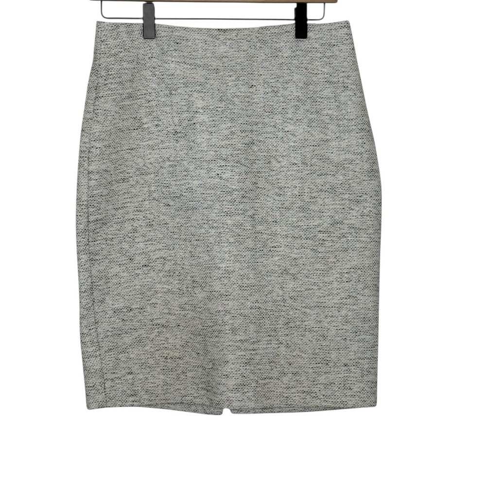 Ann Taylor Factory Gray Tweed style Mini Skirt Gray 2 - Picture 3 of 7